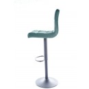 Стул барный SIGNAL C105 Velvet Bluvel 78 зеленый/черный